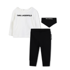 T-shirt, boxer shorts and scarf set KARL LAGERFELD KIDS 
                    BOY