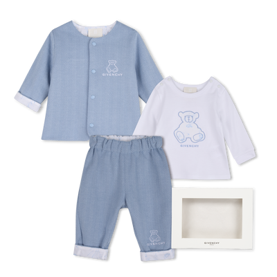 Pants, cardigan, and t-shirt set GIVENCHY BOY