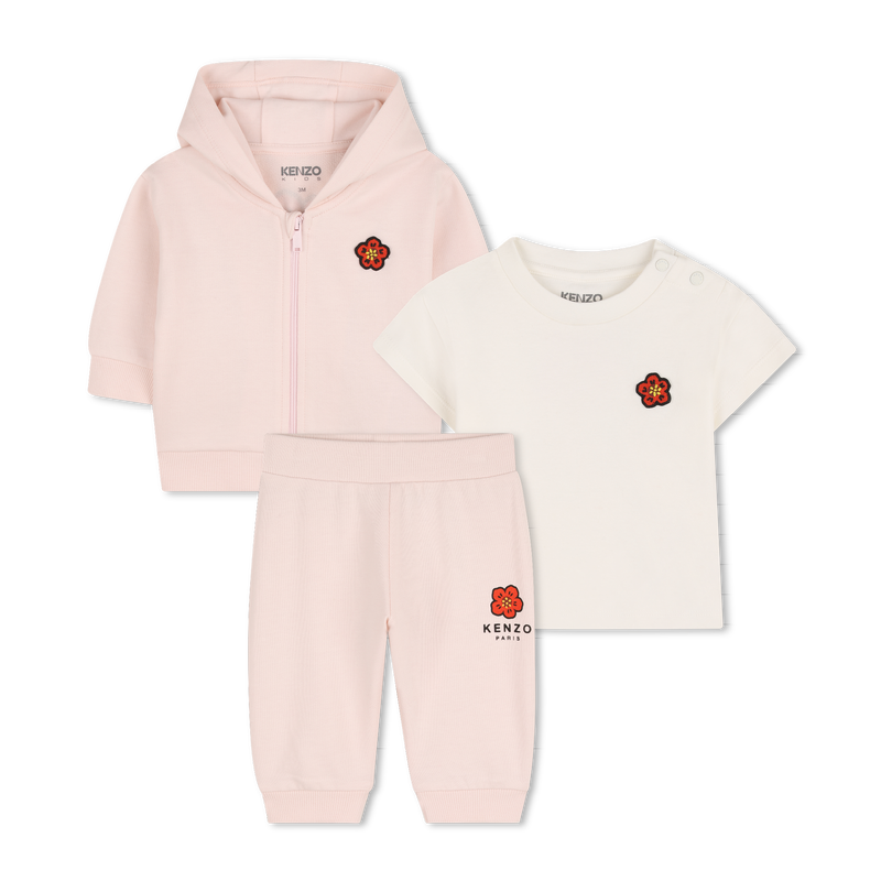 T-SHIRT, CARDIGAN AND TROUSERS SET KENZO KIDS 
                        UNISEX