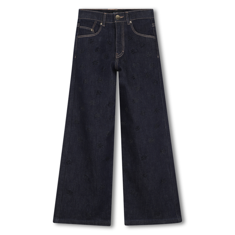 Denim pants KARL LAGERFELD KIDS 
                        GIRL