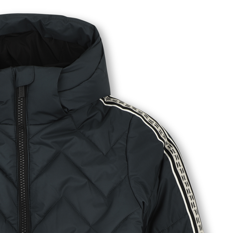 Hooded down jacket KARL LAGERFELD KIDS 
                        BOY
