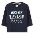 Long Sleeve T-Shirt, NAVY, hi-res