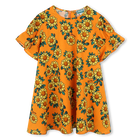 Sunflower print dress KENZO KIDS 
                    GIRL