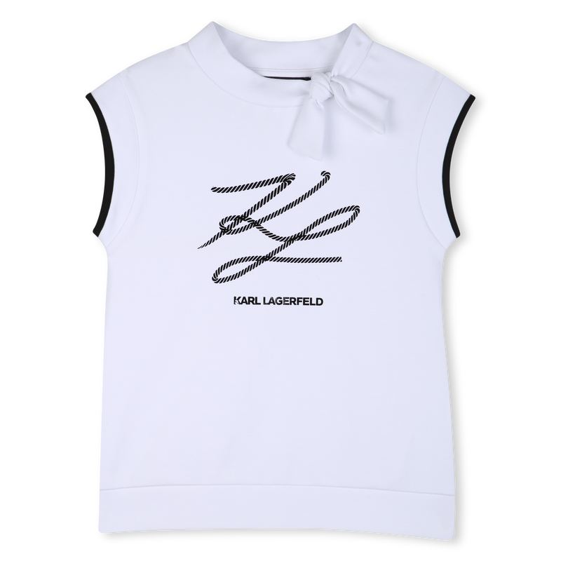 SHORT SLEEVE T-SHIRT KARL LAGERFELD KIDS 
                        GIRL