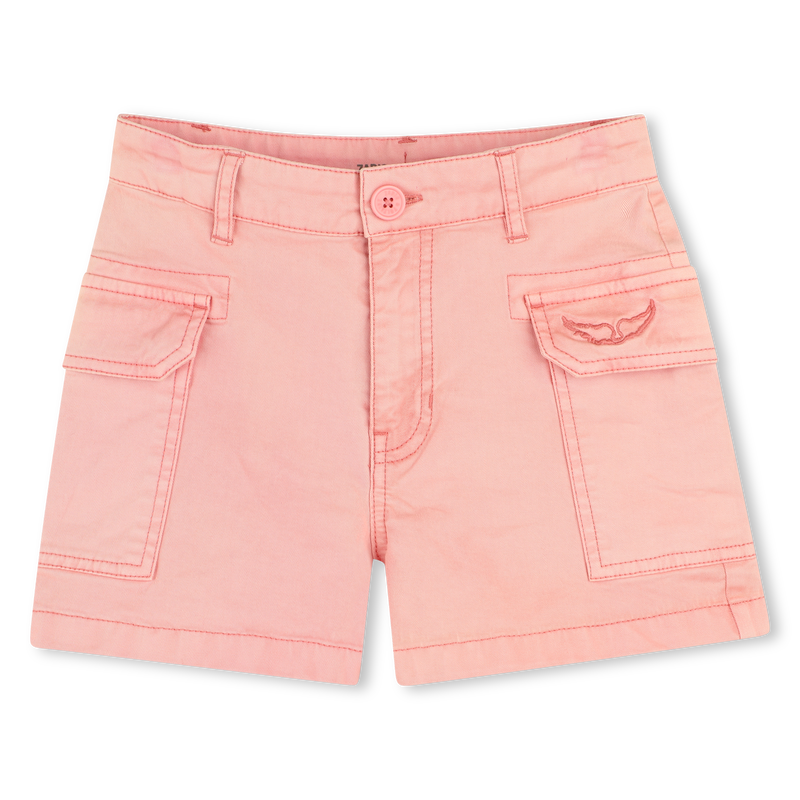 Faded embroidered shorts ZADIG & VOLTAIRE 
                        GIRL