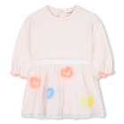 Bi-material dress BILLIEBLUSH 
                    GIRL