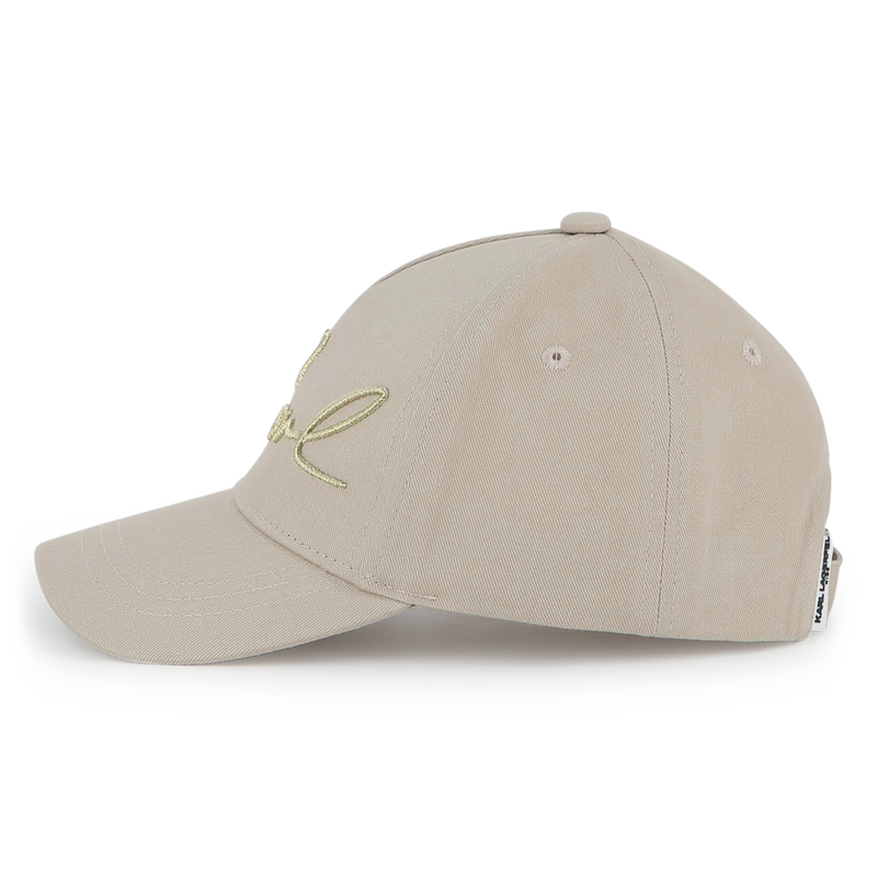 CAP WITH ADJUSTABLE CLOSURE KARL LAGERFELD KIDS 
                        GIRL