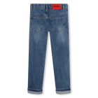 Straight cotton jeans HUGO 
                    BOY