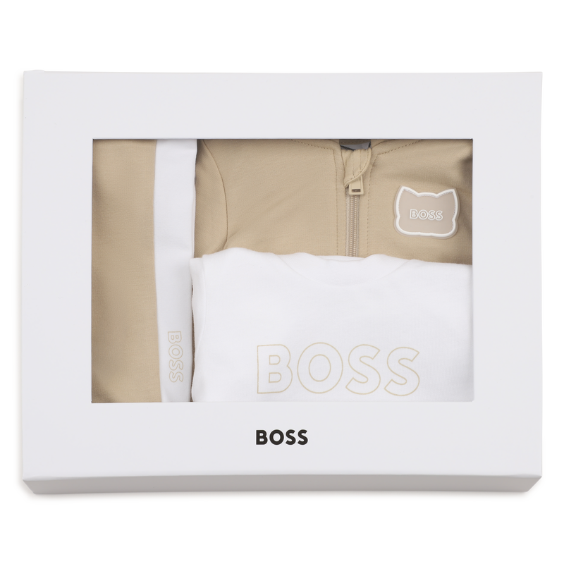 CARDIGAN + TROUSERS + T-SHIRT SET BOSS 
                        BOY