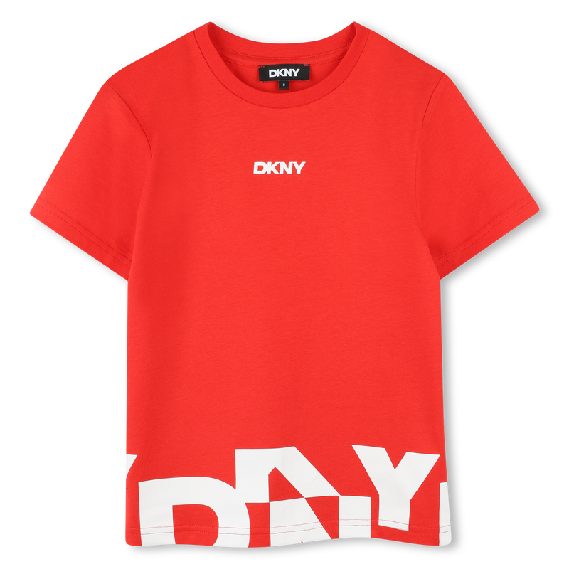 Wide-fit cotton T-shirt DKNY 
                        BOY