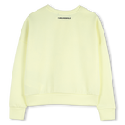 Printed maxi sweatshirt KARL LAGERFELD KIDS 
                    GIRL