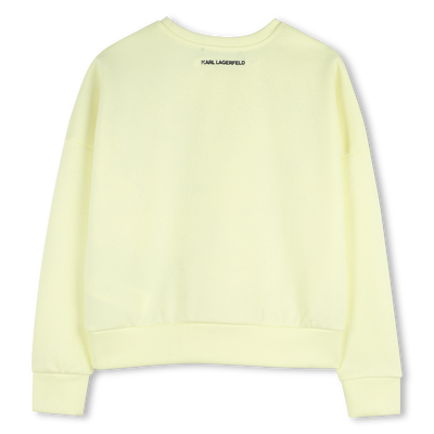 PRINTED MAXI SWEATSHIRT KARL LAGERFELD KIDS GIRL