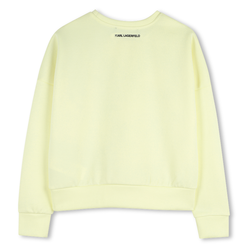 PRINTED MAXI SWEATSHIRT KARL LAGERFELD KIDS 
                        GIRL
