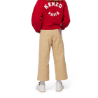 Flared cotton trousers KENZO KIDS 
                    GIRL