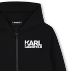 Hooded cardigan KARL LAGERFELD KIDS 
                    BOY