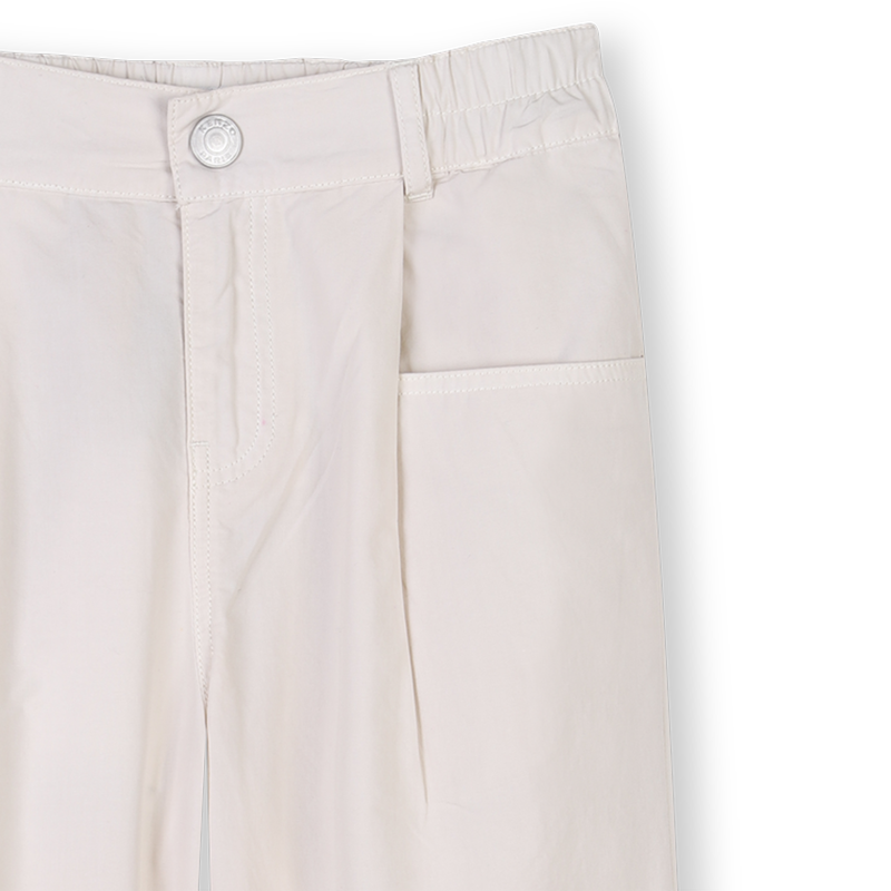 Flared poplin trousers KENZO KIDS 
                        GIRL