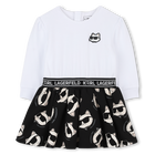Long sleeve dress KARL LAGERFELD KIDS 
                    GIRL
