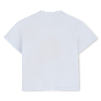 T-SHIRT WITH PRESS STUD ON THE SHOULDER KENZO KIDS GIRL