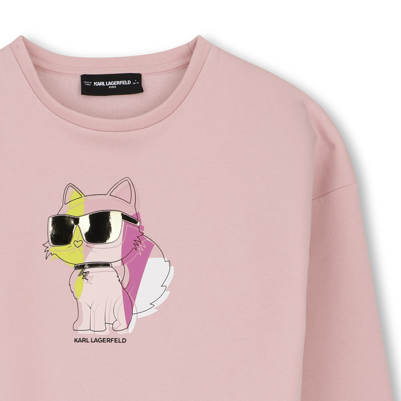 Sweatshirt KARL LAGERFELD KIDS 
                        GIRL