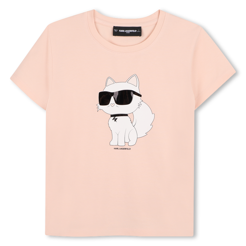 Short-sleeved t-shirt KARL LAGERFELD KIDS 
                        GIRL
