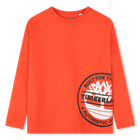 T-shirt with logo print TIMBERLAND 
                    BOY