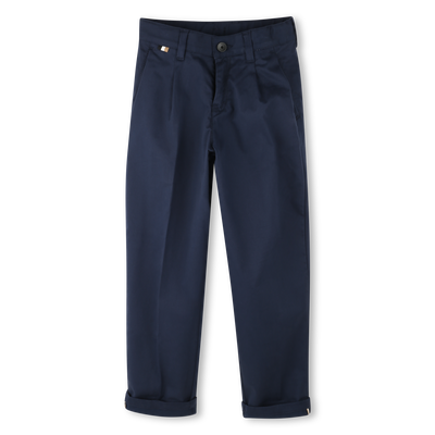 Plain twill chino trousers BOSS BOY