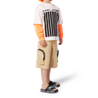 Two-tone cotton T-shirt MARC JACOBS 
                    BOY