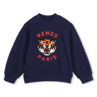 Fleece sweatshirt, MEDIEVAL BLUE, hi-res