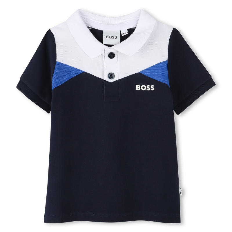 Colour block polo shirt BOSS 
                        BOY