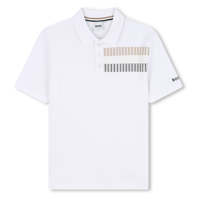 Straight polo with stripes BOSS BOY