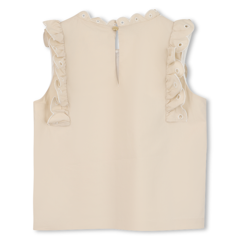 FLORAL EMBROIDERY T-SHIRT CHLOE 
                        GIRL