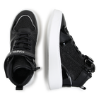 Leather high-top trainers KARL LAGERFELD KIDS 
                    GIRL