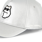 Adjustable cap with badge KARL LAGERFELD KIDS 
                    GIRL