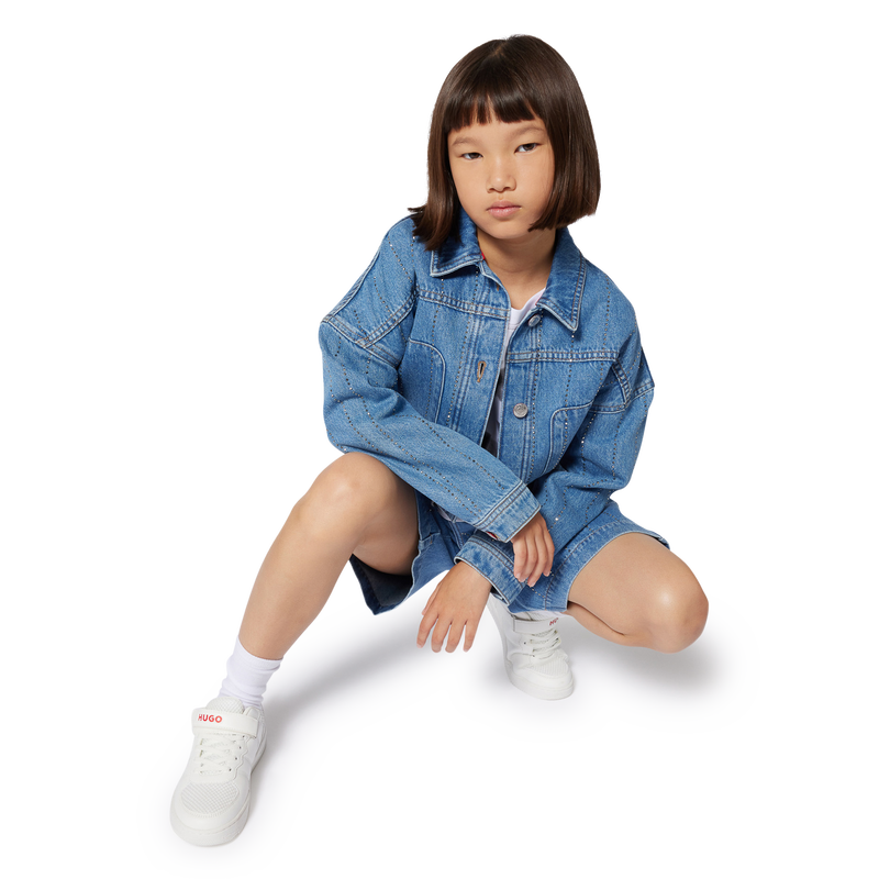 Striped denim jacket HUGO 
                        GIRL