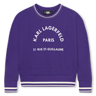 Sweatshirt with print KARL LAGERFELD KIDS 
                    GIRL