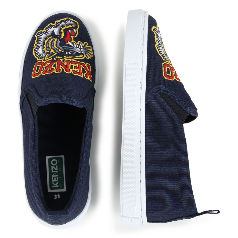 Shoes with embroidered Tiger KENZO KIDS 
                        UNISEX