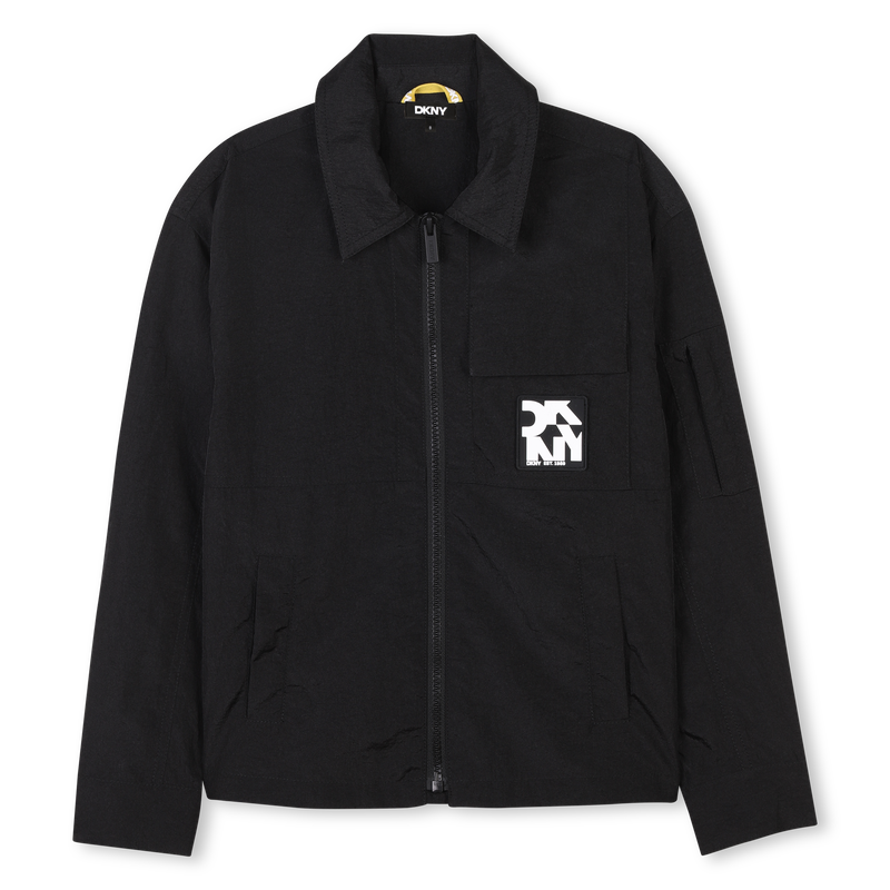 Water-repellent zipped jacket DKNY 
                        UNISEX