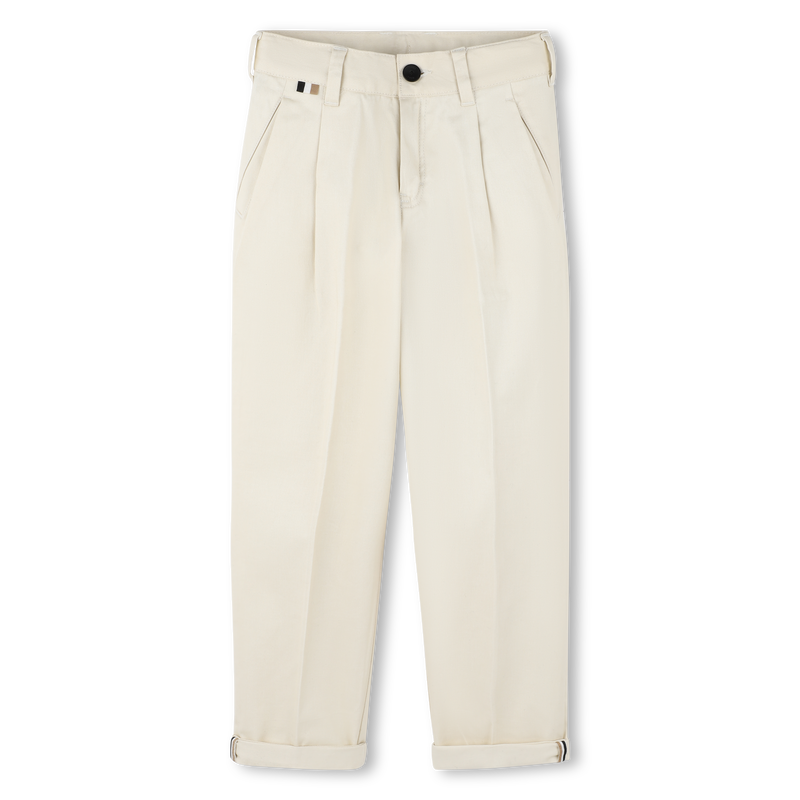Cotton-rich trousers BOSS 
                        BOY