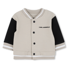 Cardigan and pants set in double jersey KARL LAGERFELD KIDS 
                    BOY