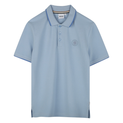 Straight cotton polo shirt BOSS BOY