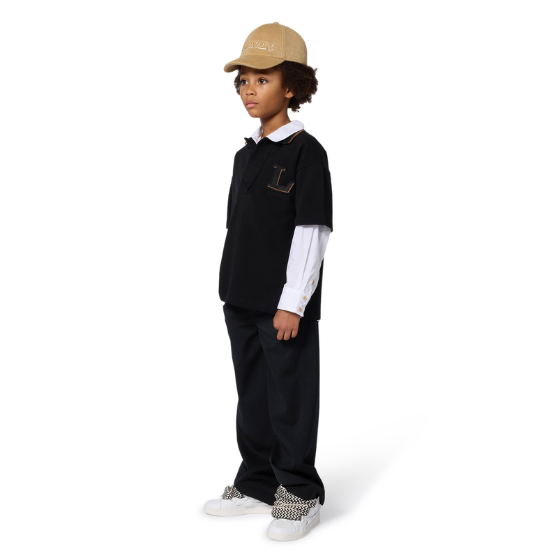 Short-sleeved polo shirt LANVIN 
                        BOY