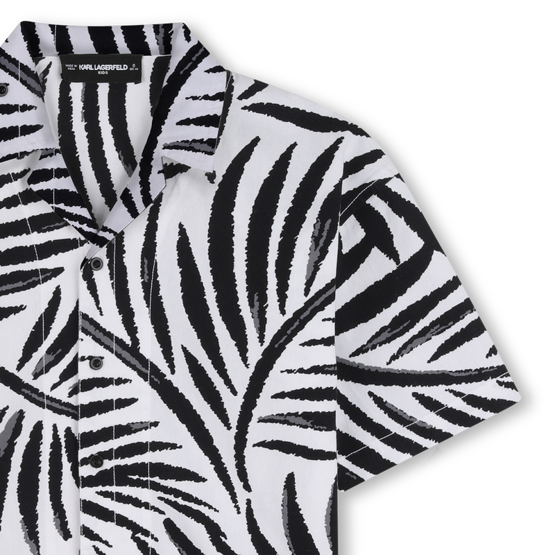 SHORT SLEEVE SHIRT KARL LAGERFELD KIDS 
                        BOY