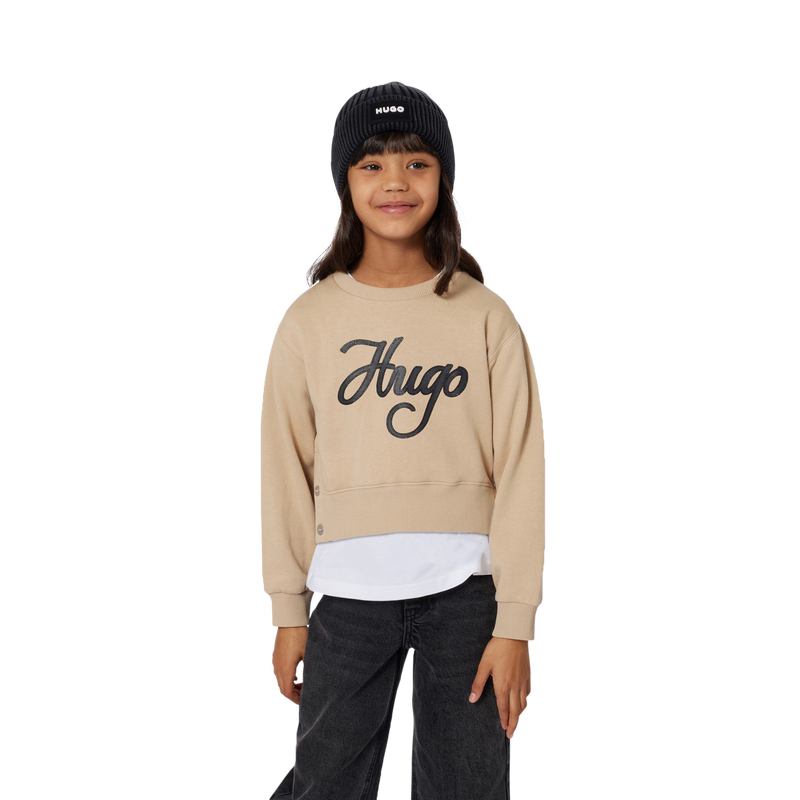 Round neck sweatshirt HUGO 
                        GIRL