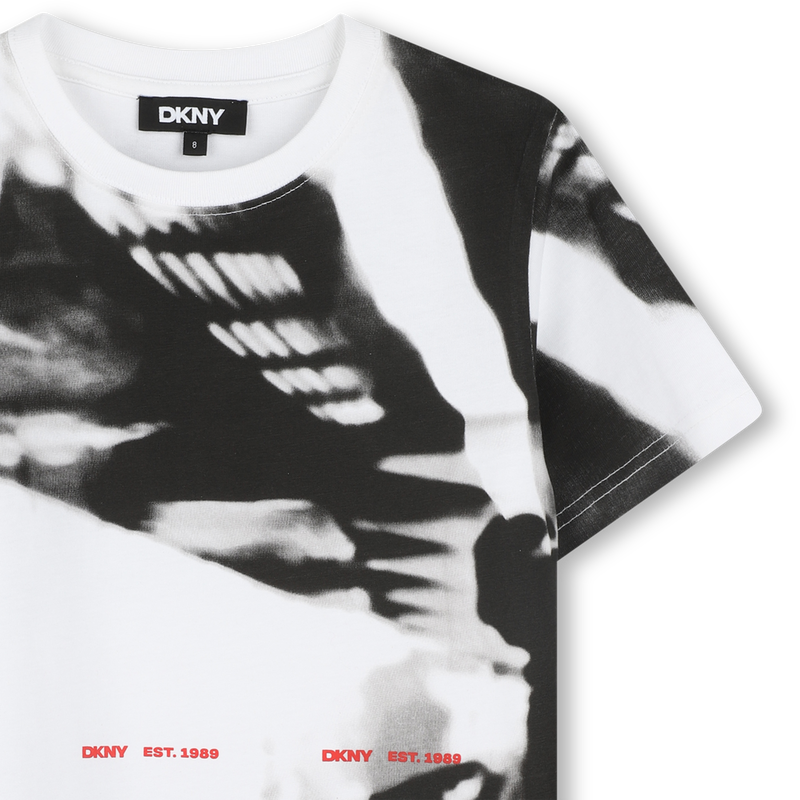 Printed cotton T-shirt DKNY 
                        BOY