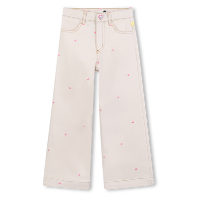 Cotton trousers with hearts BILLIEBLUSH GIRL