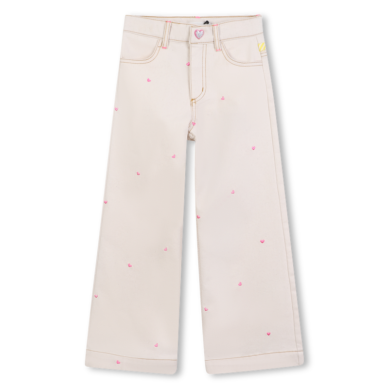 Cotton trousers with hearts BILLIEBLUSH 
                        GIRL