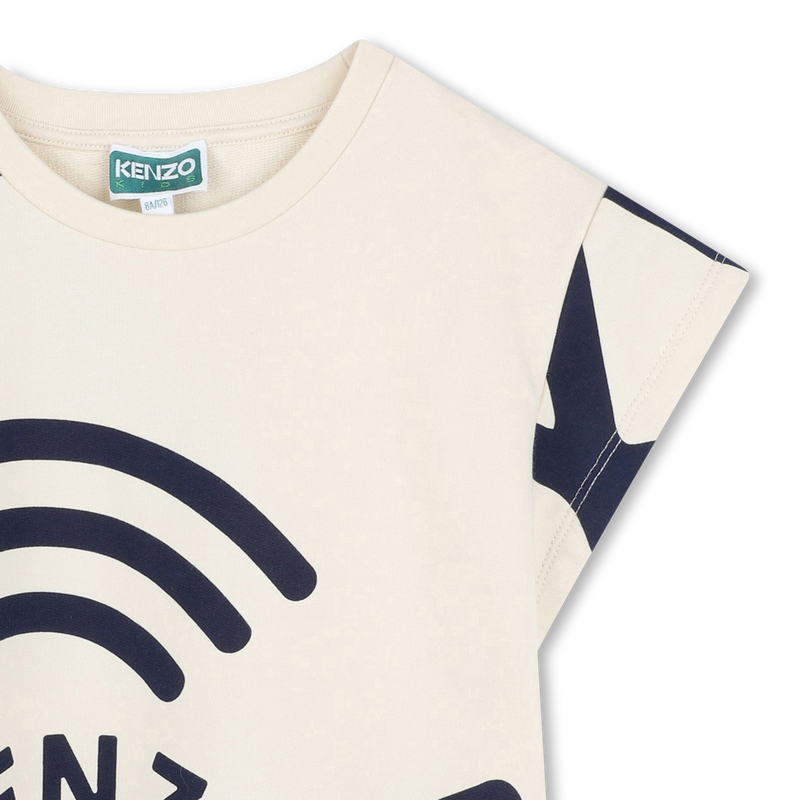 Printed fleece T-shirt KENZO KIDS 
                        GIRL