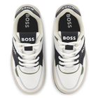 Dual-fabric lace-up trainers BOSS 
                    BOY