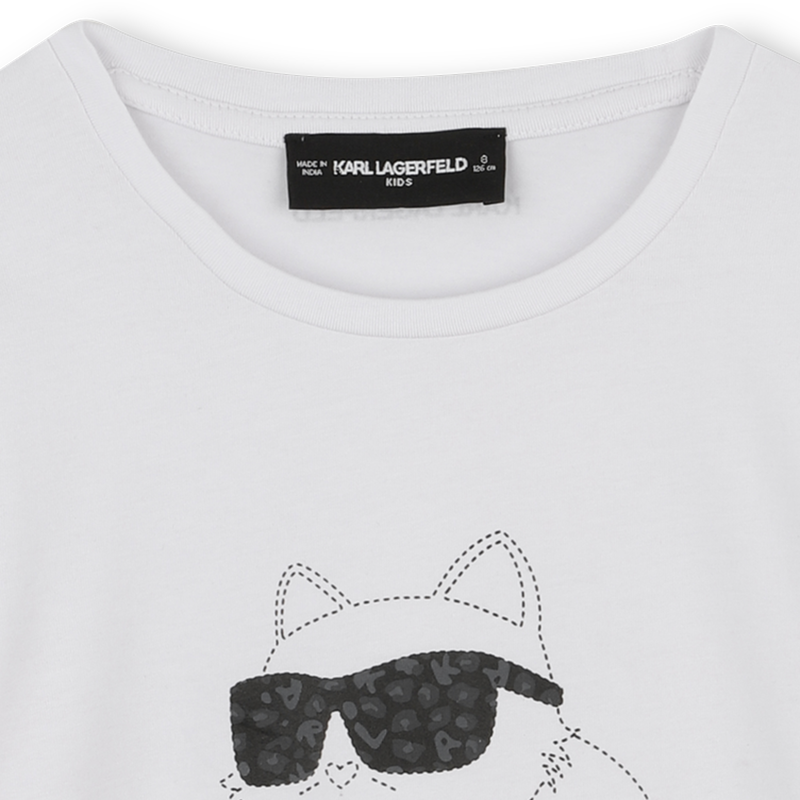 Long Sleeve T-Shirt KARL LAGERFELD KIDS 
                        GIRL