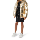 Hooded water-repellent parka KARL LAGERFELD KIDS 
                    GIRL
